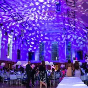 The Dining Hall with decorative lighting