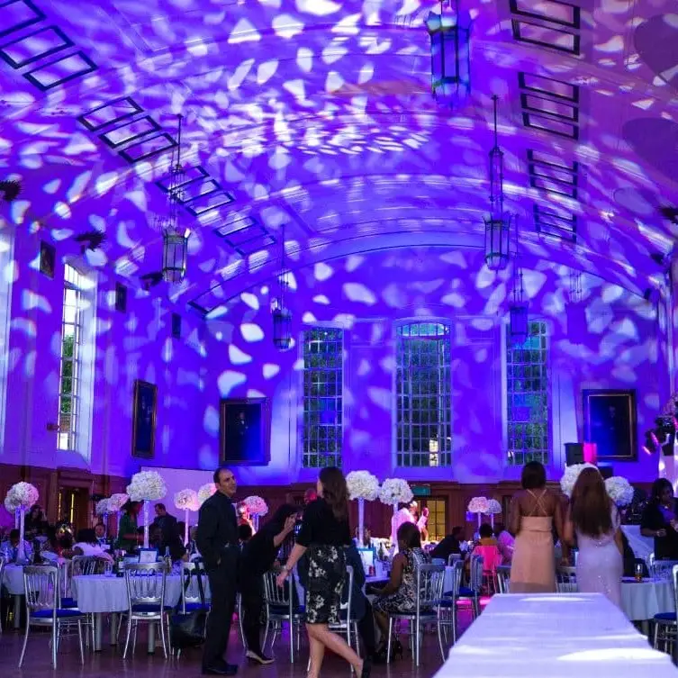 The Dining Hall with decorative lighting