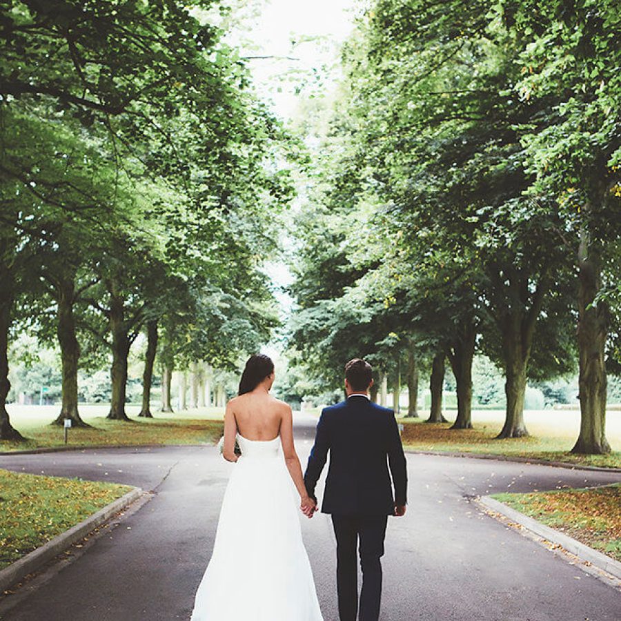 Bride & Groom on Avenue