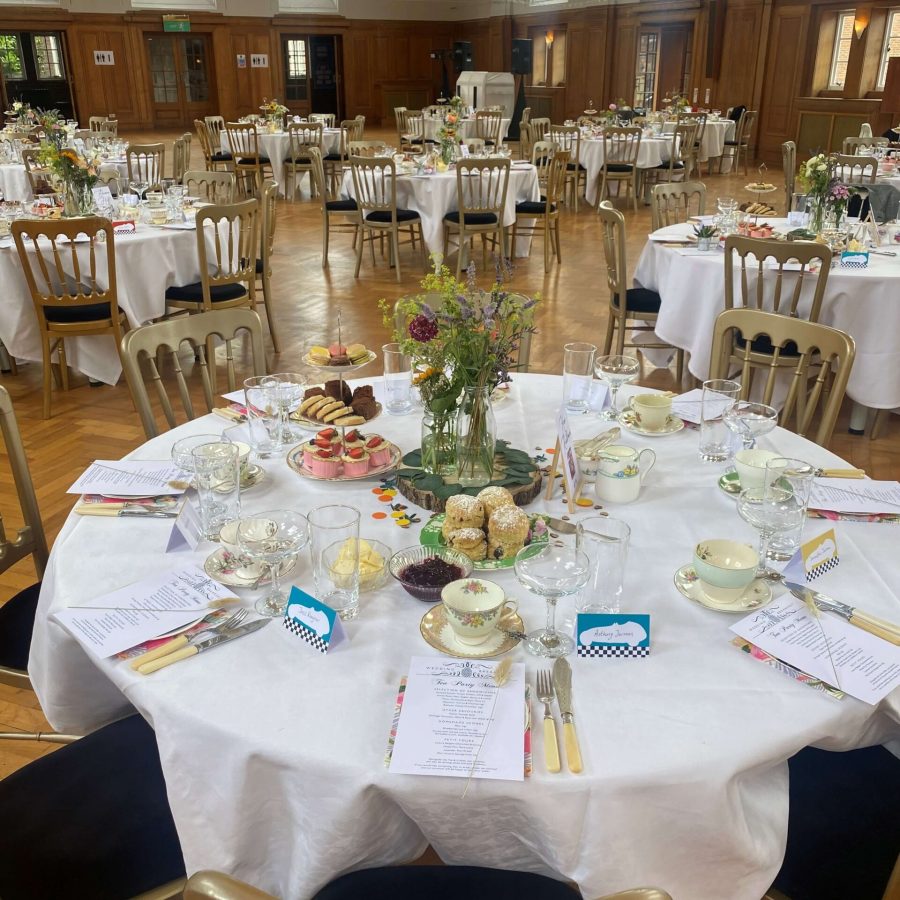Wedding reception table